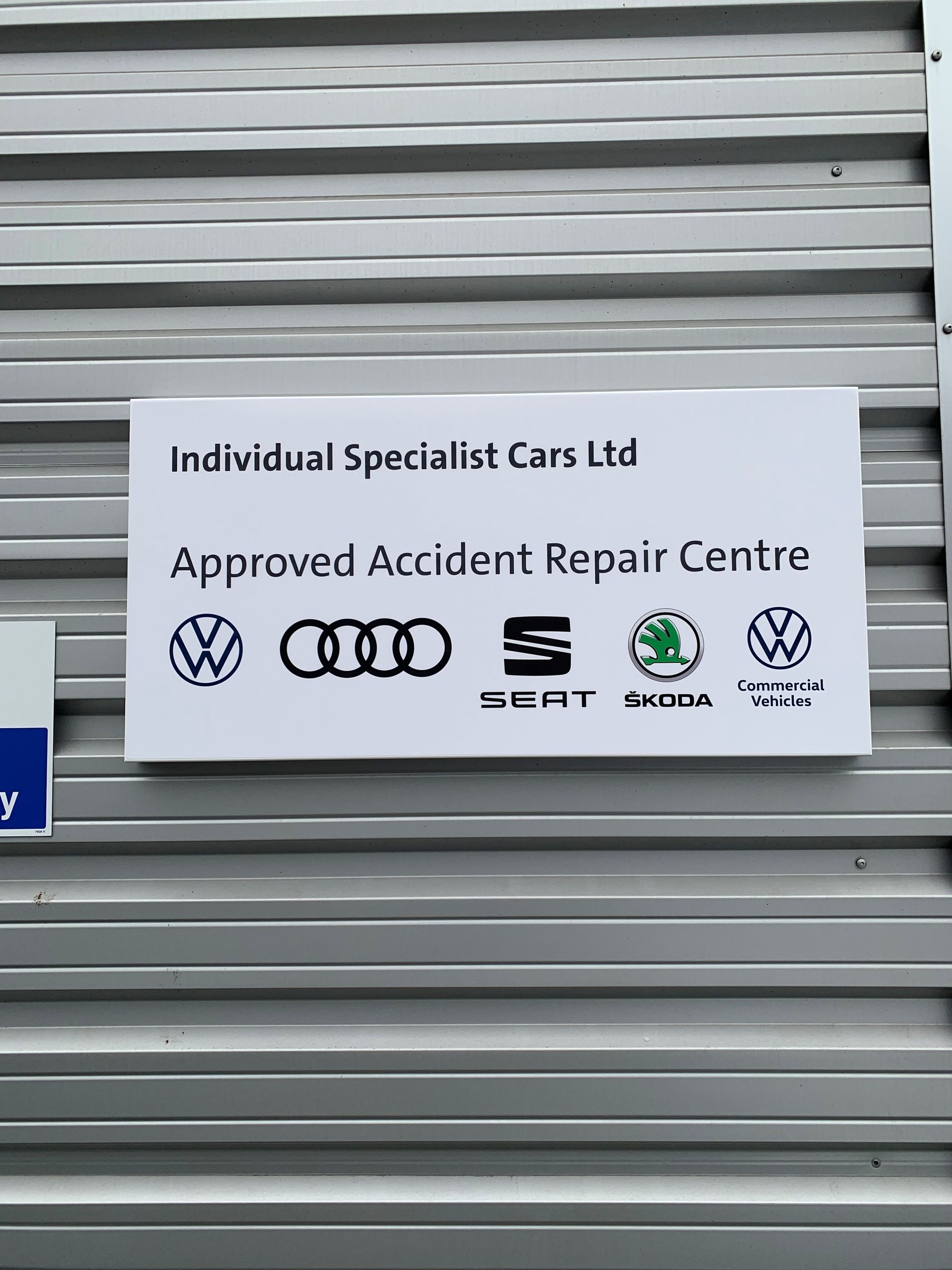 Workshop signage
